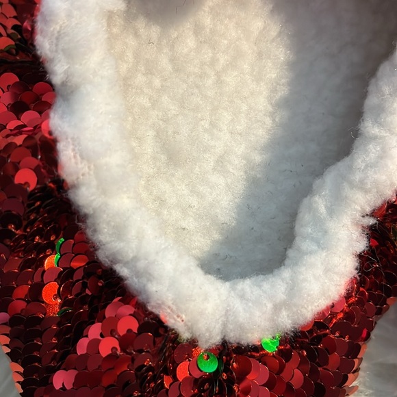 Disney Parks Mickey & Minnie size LG 9/10 Christmas slippers - Picture 7 of 8